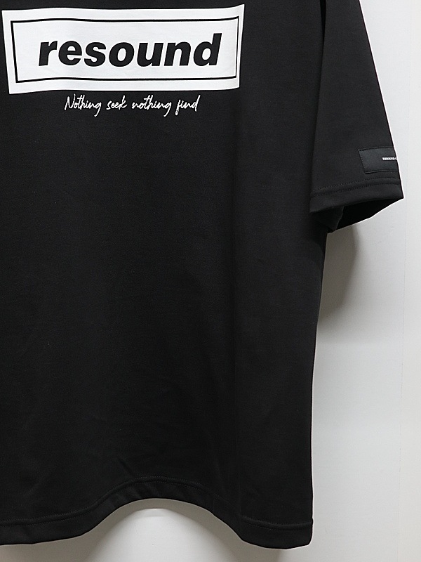 �㴰���RESOUND CLOTHING���ꥵ����ɥ���������/BOX OVER TEE/BLACK