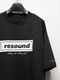 �㴰���RESOUND CLOTHING���ꥵ����ɥ���������/BOX OVER TEE/BLACK