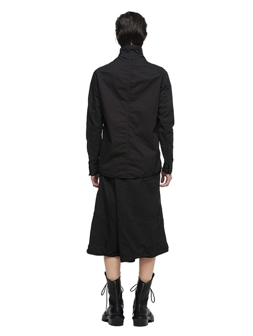 (ͽ����)8��9������ͽ��/JULIUS����ꥦ��/COTTON/NYLON TWILL SHIRT1/BLACK