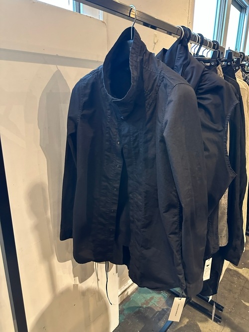 (ͽ����)8��9������ͽ��/JULIUS����ꥦ��/COTTON/NYLON TWILL SHIRT1/BLACK