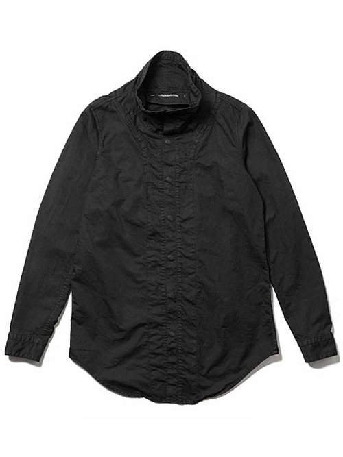 (ͽ����)8��9������ͽ��/JULIUS����ꥦ��/COTTON/NYLON TWILL SHIRT1/BLACK