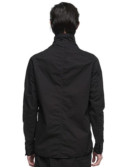 (ͽ����)8��9������ͽ��/JULIUS����ꥦ��/COTTON/NYLON TWILL SHIRT1/BLACK