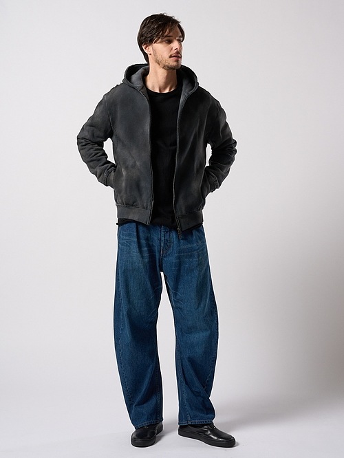 (ͽ���ʡ�9��10������ͽ��/wjk�����֥른��������/fade zip-up hoodie/fade black