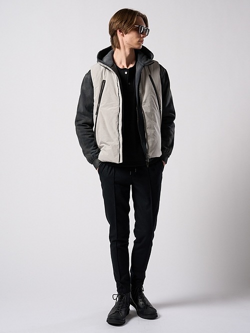 (ͽ���ʡ�9��10������ͽ��/wjk�����֥른��������/fade zip-up hoodie/fade black