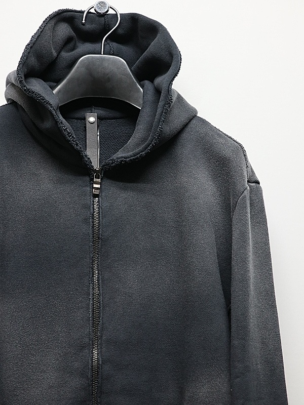 wjk�����֥른��������/fade zip-up hoodie/fade black