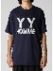 Yohji Yamamoto襦ޥ/30/-COMBED SINGLE J YYH PT SHORT SLEEVE T/NAVY