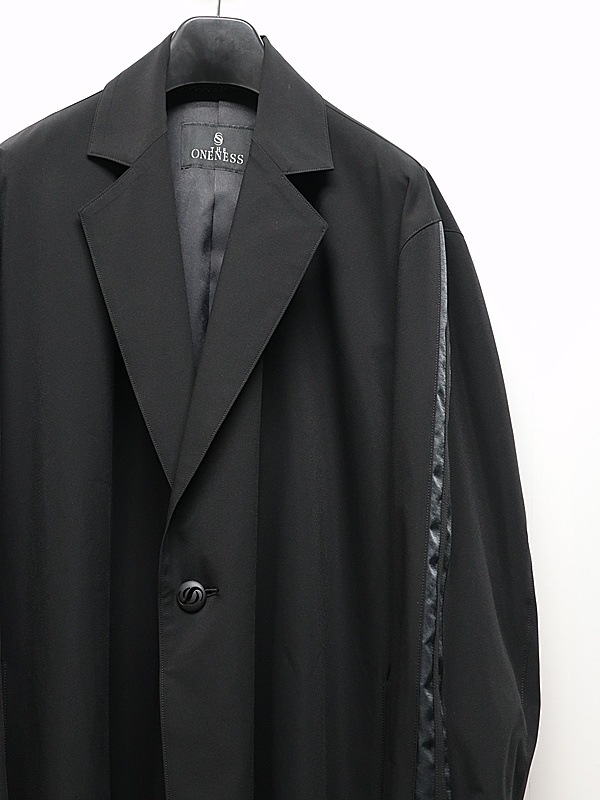 (ͽ���ʡ�3��4������ͽ��/THE ONENESS�������ͥ�/Tuffta Drape Coat/Black