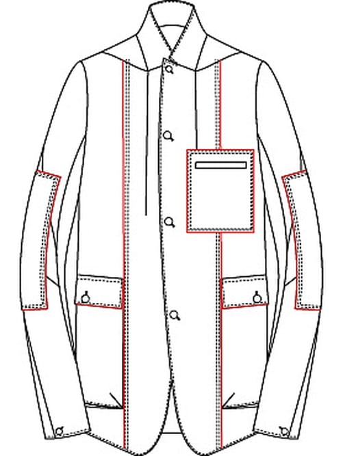 SALE40%OFF/D.HYGEN���ǥ����ϥ�����/�����륳�åȥ󥹥ȥ饤�ץ���ӥ͡�����󥸥㥱�å�/BLACK.