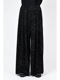 LAD MUSICIANå ߥ塼/40/T SMALL FLOWER 3T WIDE PANTS/BLACK