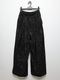LAD MUSICIANå ߥ塼/40/T SMALL FLOWER 3T WIDE PANTS/BLACK