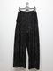LAD MUSICIANå ߥ塼/40/T SMALL FLOWER 3T WIDE PANTS/BLACK