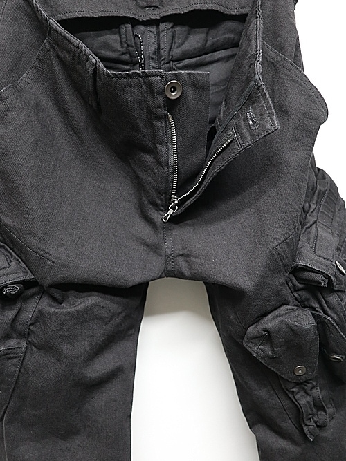 JULIUS����ꥦ��/10oz DENIM TROUSERS7/BLACK