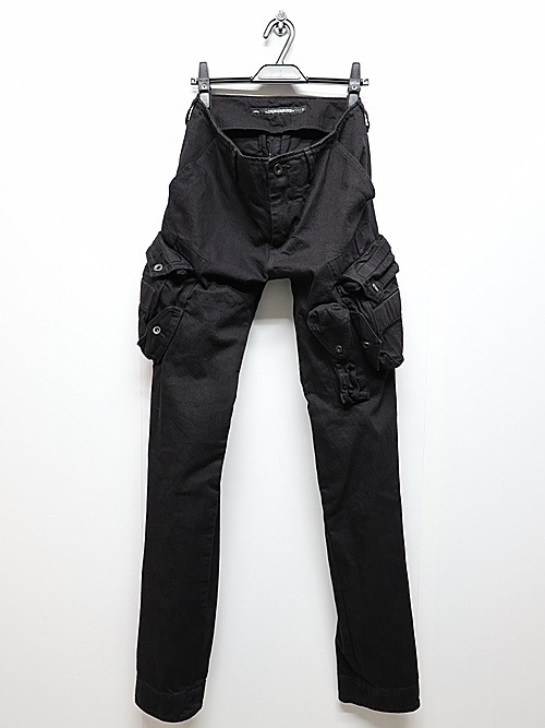 JULIUS����ꥦ��/10oz DENIM TROUSERS7/BLACK