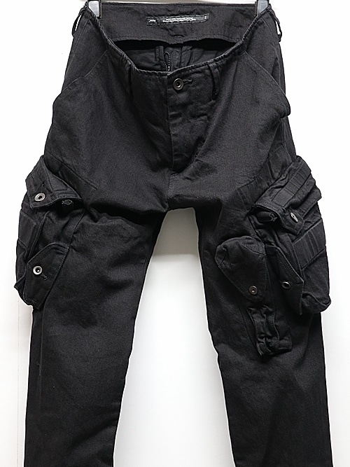 JULIUS����ꥦ��/10oz DENIM TROUSERS7/BLACK