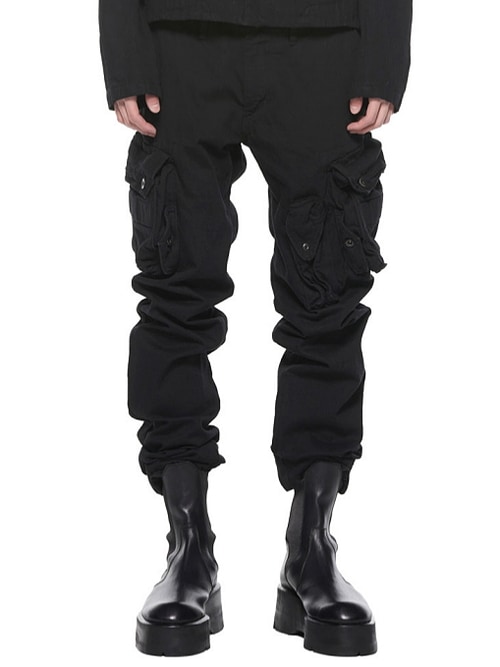 JULIUS����ꥦ��/10oz DENIM TROUSERS7/BLACK