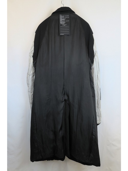 �㴰���nude:masahiko maruyama ���̡���:�ޥ��ҥ��ޥ���/OVERSIZED LONG JACKET w/PRINTED PATCHES/Black