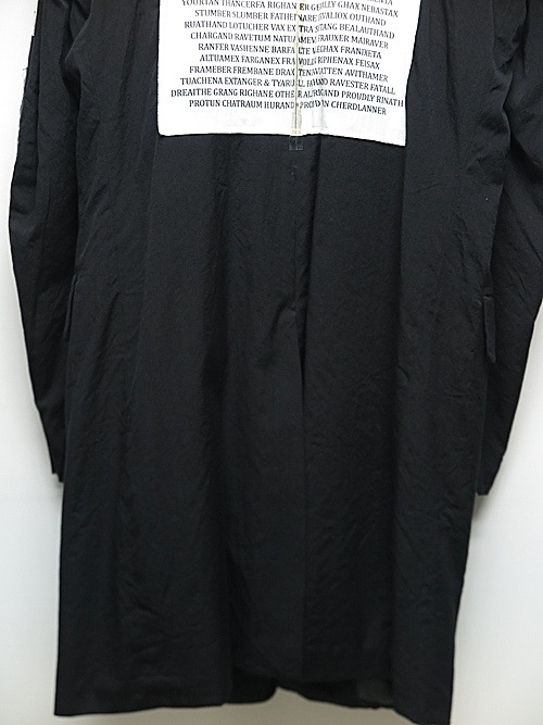 �㴰���nude:masahiko maruyama ���̡���:�ޥ��ҥ��ޥ���/OVERSIZED LONG JACKET w/PRINTED PATCHES/Black