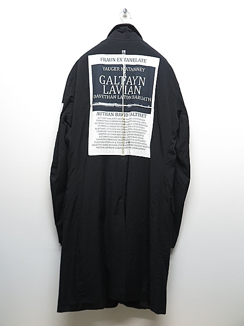 �㴰���nude:masahiko maruyama ���̡���:�ޥ��ҥ��ޥ���/OVERSIZED LONG JACKET w/PRINTED PATCHES/Black