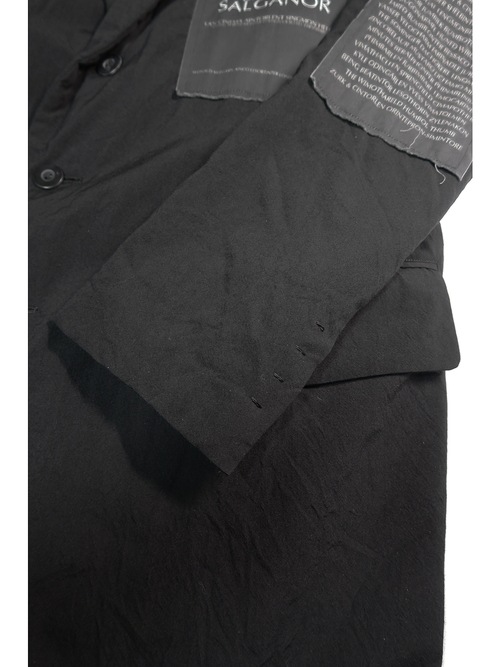 �㴰���nude:masahiko maruyama ���̡���:�ޥ��ҥ��ޥ���/OVERSIZED LONG JACKET w/PRINTED PATCHES/Black