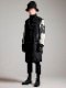 �㴰���nude:masahiko maruyama ���̡���:�ޥ��ҥ��ޥ���/OVERSIZED LONG JACKET w/PRINTED PATCHES/Black