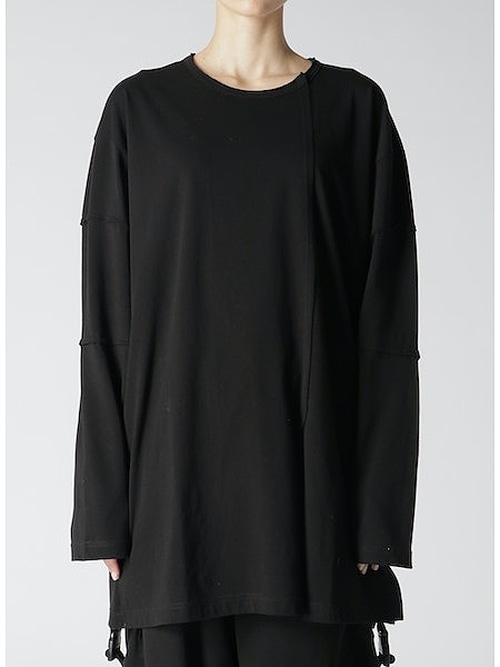 SALE40%OFF/Ground Y�����饦��ɥ磻/30/- FINE PLAIN STITCH SWITCHING TUCK T/OFF WHITE.