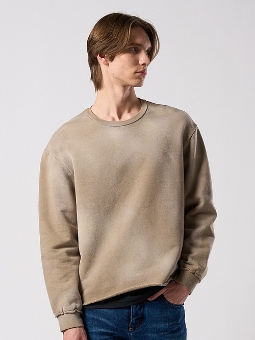 (ͽ���ʡ�9��10������ͽ��/wjk�����֥른��������/fade cut-off sweat shirt/fade beige