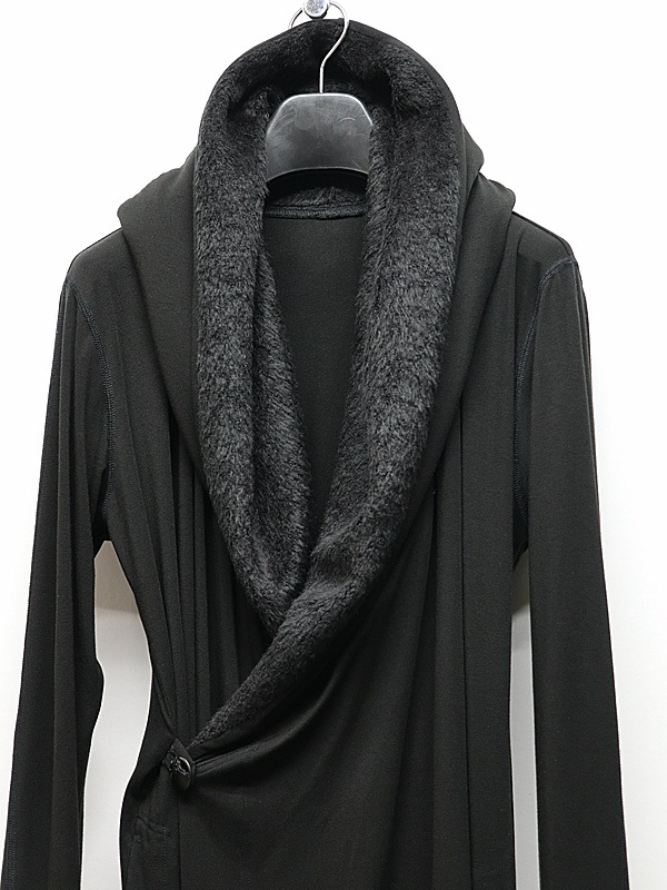 (ͽ���ʡ�10������11������ͽ��/kiryuyrik������奦����奦/Heat Tech BEATENJIKU Wrap Cardigan/Black