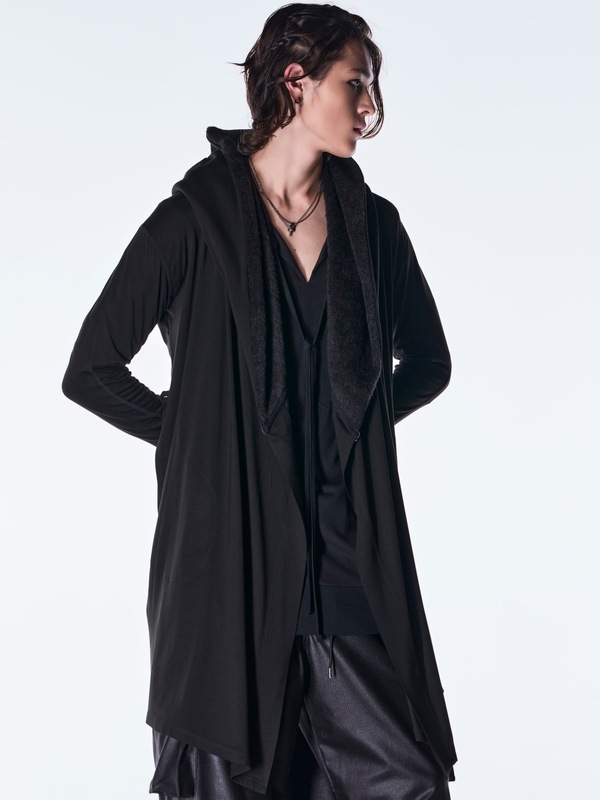 (ͽ���ʡ�10������11������ͽ��/kiryuyrik������奦����奦/Heat Tech BEATENJIKU Wrap Cardigan/Black