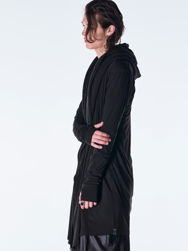 (ͽ���ʡ�10������11������ͽ��/kiryuyrik������奦����奦/Heat Tech BEATENJIKU Wrap Cardigan/Black