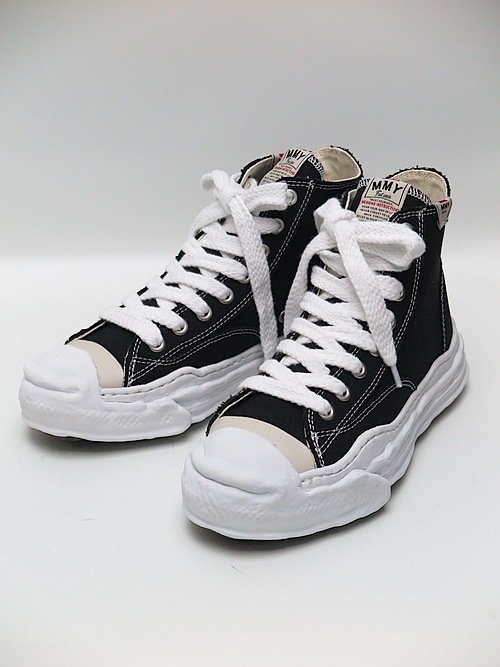 �㴰���Maison MIHARA YASUHIRO��"HANK" OG Sole Canvas High-top Sneaker/BLK
