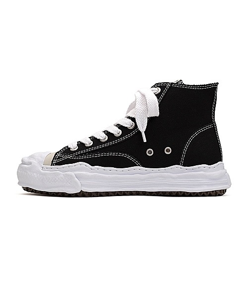 �㴰���Maison MIHARA YASUHIRO��"HANK" OG Sole Canvas High-top Sneaker/BLK