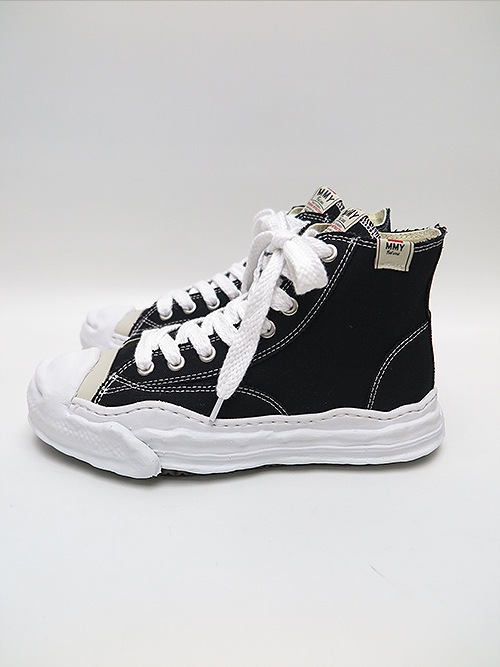 �㴰���Maison MIHARA YASUHIRO��"HANK" OG Sole Canvas High-top Sneaker/BLK