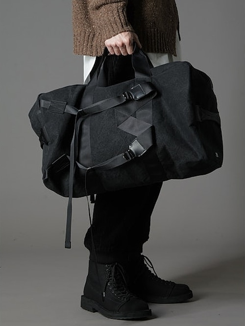 SALE30%OFF/Ground Y�����饦��ɥ磻/CANVAS DUFFLE BAG/BLACK.