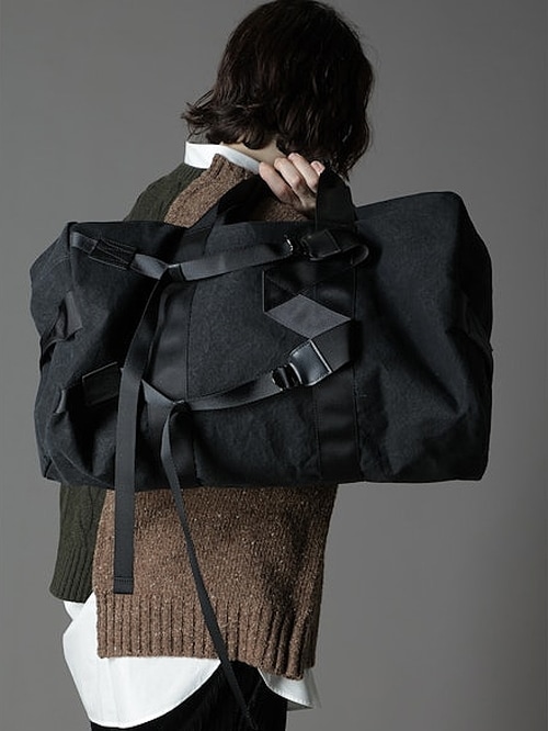 SALE30%OFF/Ground Y�����饦��ɥ磻/CANVAS DUFFLE BAG/BLACK.