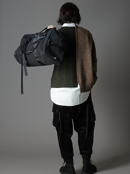 SALE30%OFF/Ground Y�����饦��ɥ磻/CANVAS DUFFLE BAG/BLACK.