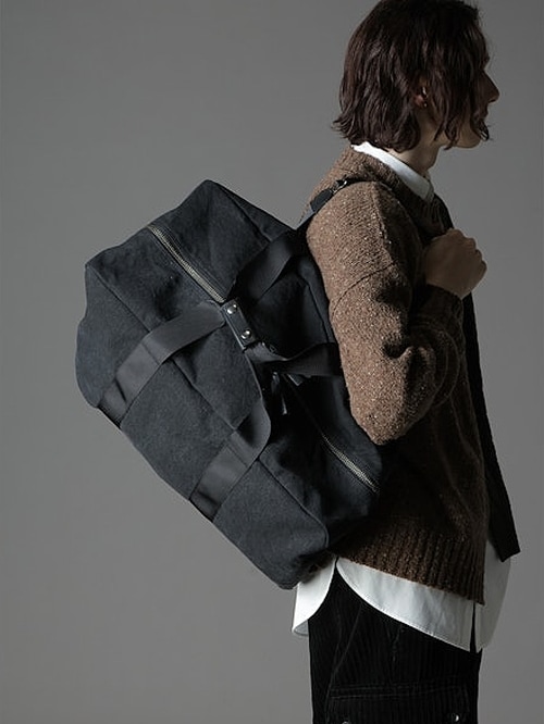 SALE30%OFF/Ground Y�����饦��ɥ磻/CANVAS DUFFLE BAG/BLACK.