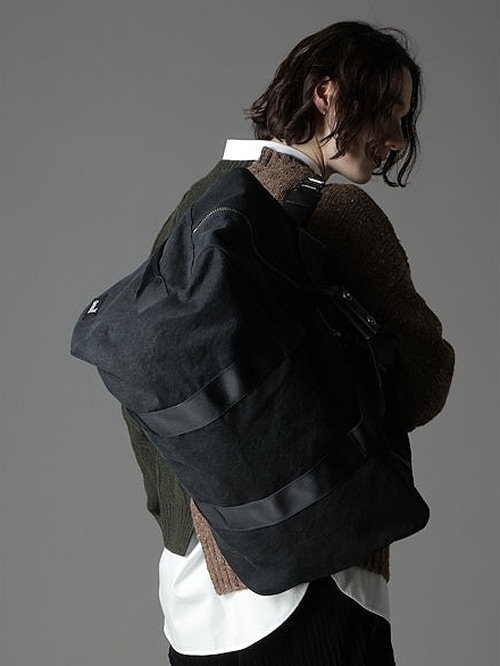 SALE30%OFF/Ground Y�����饦��ɥ磻/CANVAS DUFFLE BAG/BLACK.