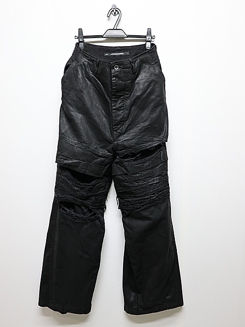 JULIUS����ꥦ��/10oz DENIM TROUSERS8/BLACK