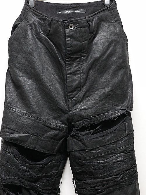 JULIUS����ꥦ��/10oz DENIM TROUSERS8/BLACK