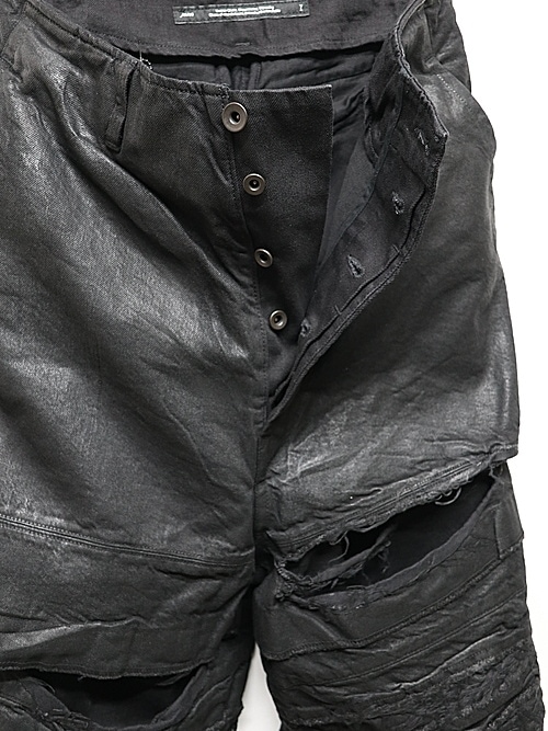 JULIUS����ꥦ��/10oz DENIM TROUSERS8/BLACK