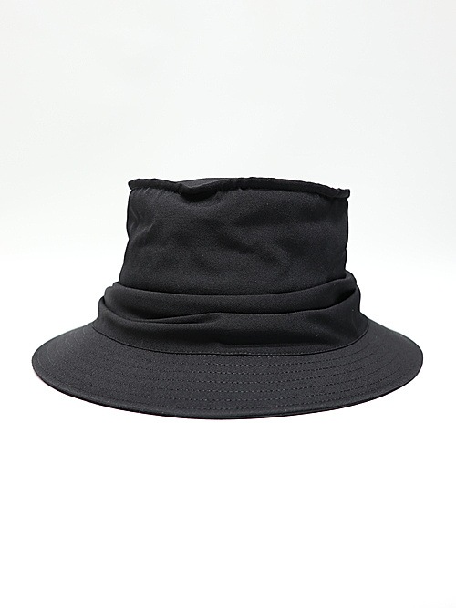 Yohji Yamamoto���襦����ޥ��/���葉��С��ɥ졼�ץϥå�/BLACK