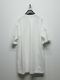 Ground Y�����饦��ɥ磻/30-/COTTON JERSEY LICKING SHOUR SLEEVED T/OFF WHITE