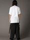 Ground Y�����饦��ɥ磻/30-/COTTON JERSEY LICKING SHOUR SLEEVED T/OFF WHITE