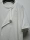 Ground Y�����饦��ɥ磻/30-/COTTON JERSEY LICKING SHOUR SLEEVED T/OFF WHITE