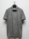 wjk�����֥른��������/muta ����ܥ졼����� cut-off polo S/S(printed)/d.gray