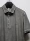 wjk�����֥른��������/muta ����ܥ졼����� cut-off polo S/S(printed)/d.gray