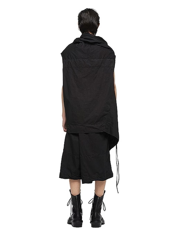 JULIUS����ꥦ��/COTTON/NYLON TWILL SHIRT2/BLACK