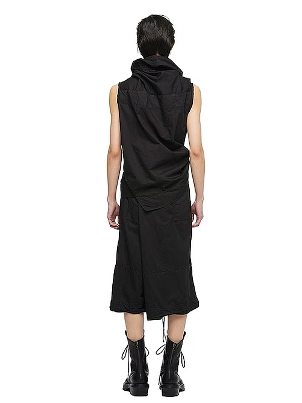 JULIUS����ꥦ��/COTTON/NYLON TWILL SHIRT2/BLACK