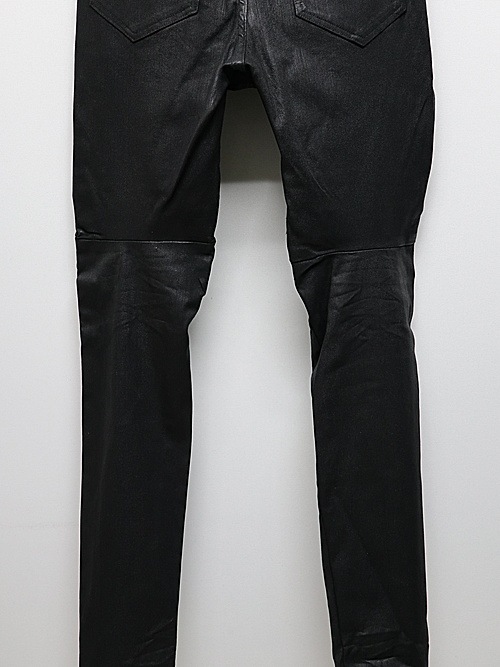 JULIUSꥦ/10.5oz STRETCH DENIM TROUSERS4/BLACK.