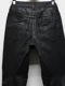 JULIUSꥦ/10.5oz STRETCH DENIM TROUSERS4/BLACK.